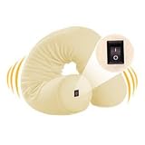 Contour Twist Massage Pillow - Neck Massage Pillow, U Shaped Neck Pillow, Travel Neck Massaging Pillow, Contour Twist Pillow, Electric Massaging Pillow, Portable Massaging Pillow