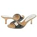 Guess by Marciano Larissa Black Patent Mule Heel Sandal