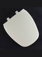 Bemis 1240200346 Eljer Emblem Plastic Round Toilet Seat Biscuit/Linen