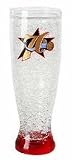 Philadelphia 76ers 16 oz Crystal Freezer Pilsner - Set of 4