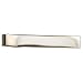 PLAIN POLICE SHERIFF SECURITY ARMY MILITARY FIRE UNIFORM DRESS TIE CLIP GOLD FINISH, 2 Long x 5/16