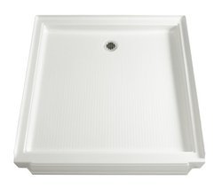 Kohler Memoirs shower receptor with center drain, 48