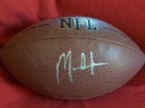 New Orleans Saints Mark Ingram Autographed NFL Wilson Composite Football, Alabama Crimson Tide, Proof Photo of Mark Signing for Us.
