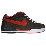 nike paul rodriguez 2 zoom air newsprint/sport red