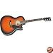 Rogue Grand Concert Cutaway Acoustic-Electric Guitar, Sunburst