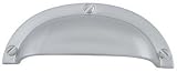 Tools & Hardware : Atlas Homewares A818-BN 3-3/4-Inch Euro-Tech Collection Bin Cup Pull, Brushed Nickel