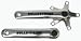 Bulletproof BMX Crankarm Set 155mm 110mm BCD Forged Silver
