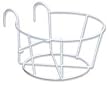 HoldAll Railing Flower Pot Holder, White