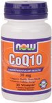 NOW COQ10 (Co-Enzyme Q10) 30 mg Vegetarian Capsules