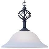 Alabaster-Glass Pendant from Destination Lighting