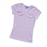 Diadora V Neck Tee Pastel Lilac 9-10 Yrs