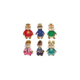  TY Beanie Babies - Alvin & the Chipmunks ( Complete Set of 6 )