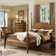 Riverside Furniture Delcastle Poster Bed in Antique Irish Pine Finish