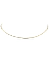 Gold Over Silver Omega Chain Necklace