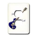 Guitar - Guitar Little Lucille - Light Switch Covers - 2 plug outlet cover