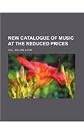 New catalogue of music at the reduced prices