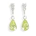 Cleversilver's Clear Cz Post Earrings With title=