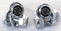 Bar & Shield Logo License Plate Hardware Kit