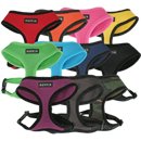 Puppia Soft Dog Harness/Leash Combo Red Medium
