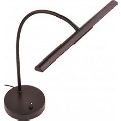 Jahn Halogen Klavierlampe schwarz matt mit Flexarm Made in Germany