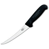 R H. Forschner by Victorinox 6-Inch Semi-Stiff Boning Knife, Black Fibrox Handle