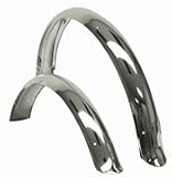 Pyramid Pro Chrome Cruiser Bicycle Fenders, 26'
