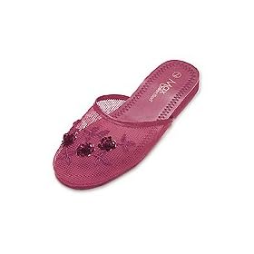 Mesh Chinese Slippers (Hot Pink)