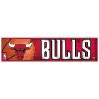 NBA Basketball Chicago Bulls Bumper Sticker (2-Pack)