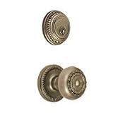 Grandeur by Nostalgic Newport Rosette Combo Pack with Knob Options - G68NEW/G68NEW