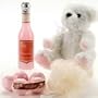 Bain D' Esprit - Cherry Blossom Bath and Body Spa Gift Set with Teddy Bear