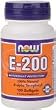 NOW 100% NATURAL VITAMIN E 200 IU (D-Alpha Tocopheryl) - SOFTGELS