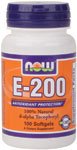 NOW 100% NATURAL VITAMIN E 200 IU (D-Alpha Tocopheryl) - SOFTGELS