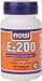 NOW 100% NATURAL VITAMIN E 200 IU (D-Alpha Tocopheryl) - SOFTGELS