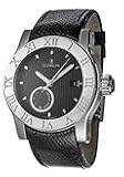 Corum 373-515-20-F101-BN75 Romulus Black Dial Leather Automatic Men's Watch