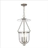 254-AGB-C1 - Hudson Valley Hampton 3-Light Pendant in Aged Brass