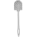 Plastic Toilet Bowl Brush, White, Polypropylene fill, plastic handle RUB631000WE