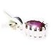 July Birthstone Red Ruby Doublet Solitaire Silver Pendant Necklace