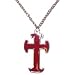 Trinity Blood: Crusade Style Red Cross Necklace