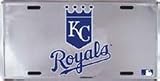 Kansas City Royals Chrome License Plate