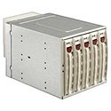 SUPERMICRO 5-Bay Hot-Swap SATA Mobile Rack Fits in 3 5.25-in Drive System Cabinet - Black SUPERMICRO 5-Bay Hot-Swap SATA Mobile Rack Fits in 3 5.25-in Drive System Cabinet - Black