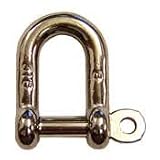 5/32'' Captive Pin D Shackle Stainless Steel