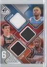 2009-10 SP Game Used Six Star Swatches #6SPWSDFA - Amare Stoudemire/Morris Peterson/Joe Alexander/Be