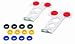 Search Our Specialty Mall : Standard Height Wire Loom Two-Wire Triple Chrome Plated Steel Looms Incl. 2 Looms/Insulators In Red Yellow Blue Black Accommodates Sizes 7-8 mm