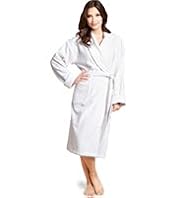 Pure Cotton Towelling Shawl Collar Dressing Gown
