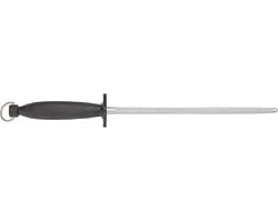 Victorinox Cutlery 9-Inch Round Sharpening Steel, Black Plastic Handle