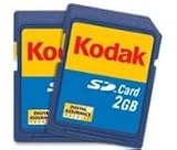 KODAK SD MEMORY CARD 2GB X 2 = 4GB