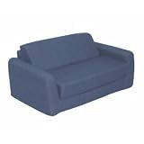 Elite's Children's Sofa Sleeper Indigo Denim Fabric Foam Multifunctional Sofa Sleeper Jr Twin Bed
