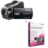 Sony HDR-XR550V 240GB Hard Disk Handycam Camcorder Kit - Silver - with Sony Movie Studio HD Software