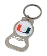 University of Miami Bottle Opener Keychain