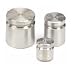 1 lb Calibration Test Weight, Class F, Cylindrical Stainless Steel